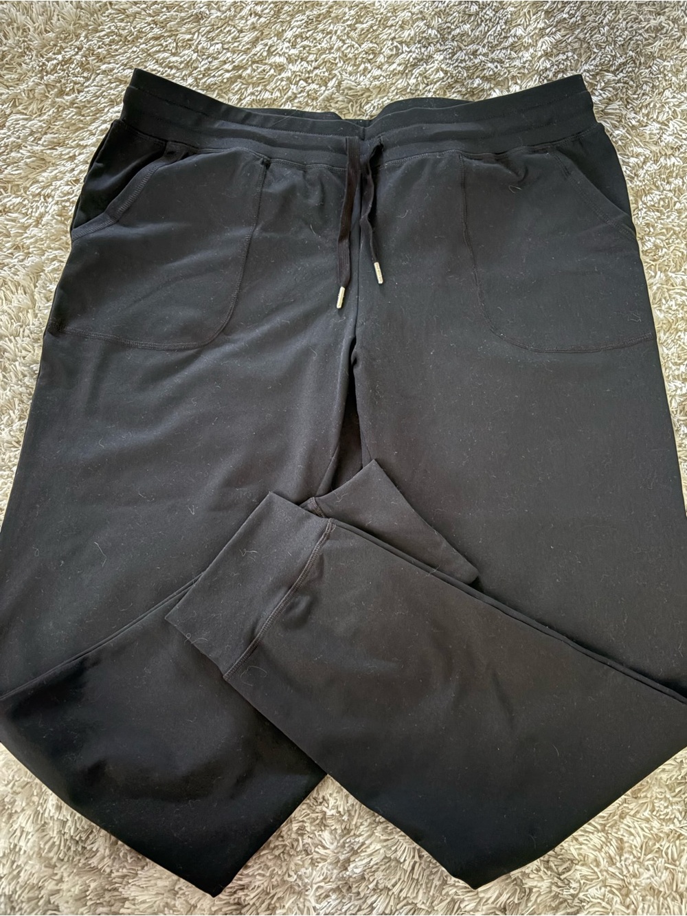 ZYIA Women's Black Drawstring Jogger Pants